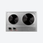 طباخ كولن كهربائي عينين - 1500 واط - سطح سيراميك - فضي