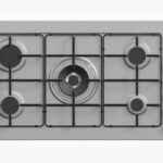 سطح ماستر جاز غاز - 5 شعلات - مقاس 90 سم - شبك خفيف - شعلة ثنائية