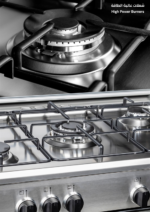 ⁦فرن جليم غاز 5 شعلات - مقاس 90 سم - ستانلس ستيل - نظام أمان متكامل⁩ - الصورة ⁦2⁩