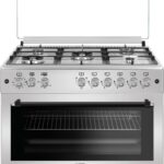 فرن ماستر جاز فخم - مقاس 90 سم - 5 شعلات - فرن داخلي 50 لتر - ستانلس ستيل