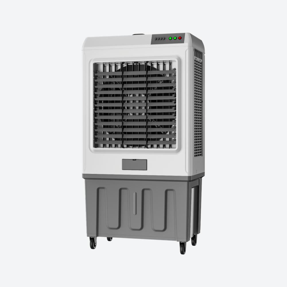 a3f6b4510fb2.jpg مكيف كولن صحراوي قوي - 450 واط - خزان ماء 100 لتر - أبيض ورمادي - الصورة 1