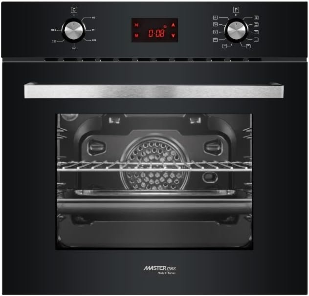 c7696e091bf1.jpg فرن ماستر جاز كهربائي - سيخ شواء دوار - مقاس 60 سم - أسود - الصورة 1