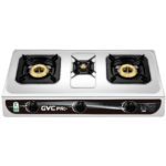 طباخة جي في سي برو غاز 3 عيون - شعلات سريعة ومقاومة للحرارة